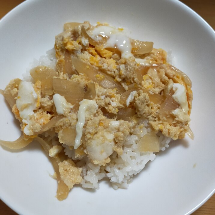 めんつゆで♫玉子丼